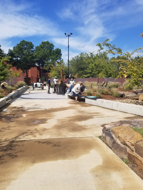 10/9/2019 #ThisJustIn #PublicArt
​
The National Sculptors' Guild has just finished installing NSG Fellow Jane DeDecker’s “Arkansas Nineteenth Amendment Memorial” bronze sculpture with its custom designed granite and stainless-steel base in Little Rock, Arkansas. Could it be more gorgeous?!!

Special thanks to the Sculpture at the River Market and City of Little Rock for creating such a beautiful plaza for the sculpture.


Installation images shown below