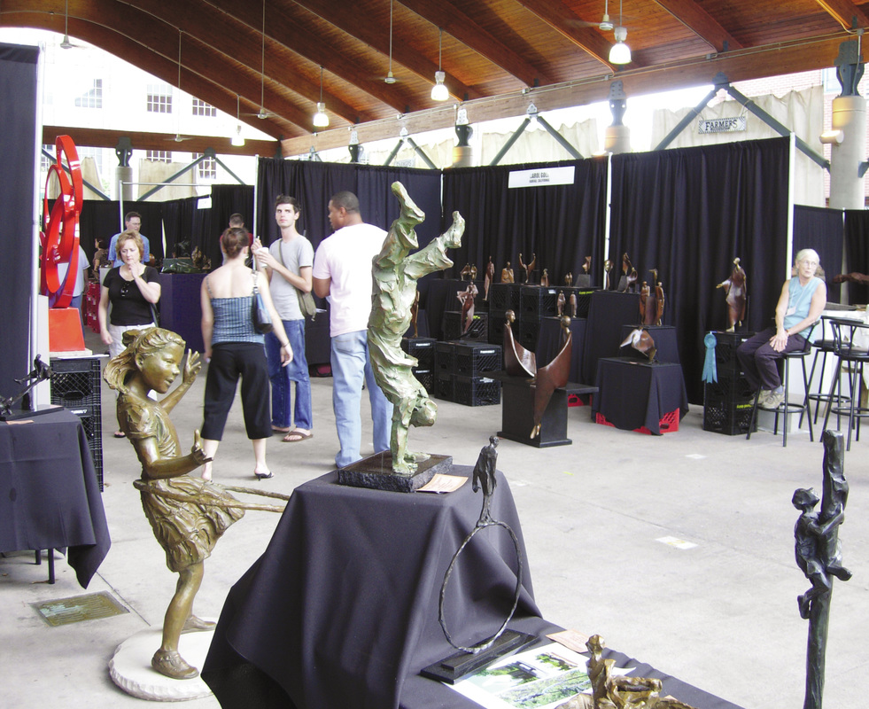 National Sculptors' Guild at Little Rock's Sculpture at the River Market Show