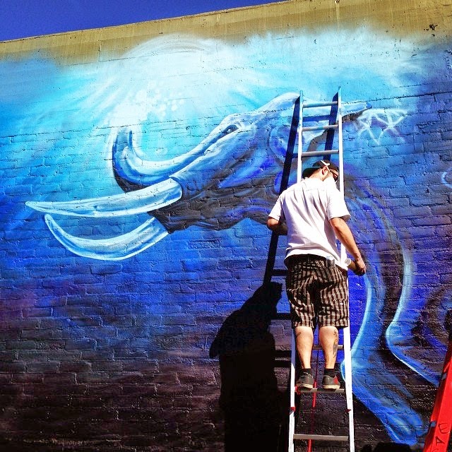 Welcome Denver-based mural artist Zach Howard to Columbine Gallery, we are excited to be working with Zach on significant public art murals in addition to smaller works for the home art collections. 