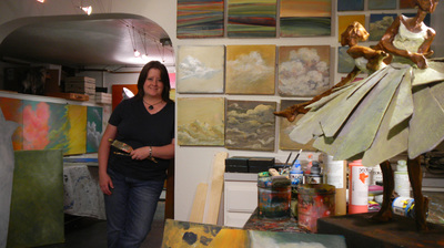 ALYSON KINKADE  – as Co-owner of JK Designs, Inc. and Assistant Director of the National Sculptors' Guild at Columbine Gallery, Alyson oversees large-scale projects and Gallery administration.  Since 1997, her own artwork has displayed at the State Capitol and DIA; and is in the permanent collection of Colorado State University, and the cities of Paramount, CA and Loveland, CO. She has been featured in Southwest Art and American Art Collector magazines. By facilitating our placements of art in public places, Alyson’s efforts for our team shares a common goal with her own art – as a means to uplift, inspire, and connect. Her primary focus with JK Designs includes Design Team Coordination, Proposal Preparation, Budgeting, and Consultation for Public and Residential placements.

“My approach to placing fine art is to gain understanding of the intentions of the client and what the site needs; then to best complement these goals with the right art solution. We are constantly brainstorming designs for the home, buisness and public placements, it takes a team of artists, designers and client to create the unique place-making statements that we achieve. I am very proud of the work we have done and look forward to realizing many more exciting projects; connecting people through art. 

When I'm not promoting our 45+ stable of artists, I'm creating my own fine art paintings, cheering on my nephew in soccer/basketball or really anything he takes on ( #ProudAunt ) or chilling with my Great Dane ( #DaneLuna ) doing home and garden improvements." 