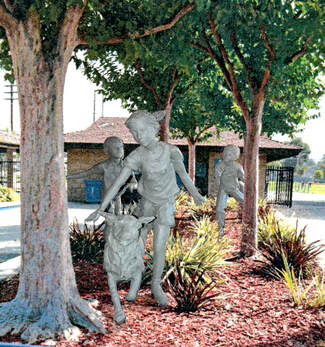 Jane DeDecker and the National Sculptors' Guild were selected by the City of Whittier, California to place 
