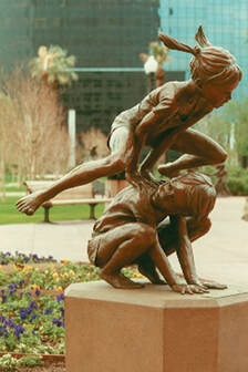 The City of Glendale, Arizona added a couple more sculptures from the National Sculptors' Guild. ​Charter member, Gary Alsum's 