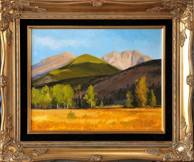 Oil painting by GARY MILLER available at Columbine Gallery Colorado's Largest Fine Art Source Specialists in Public Art and Home Decor
Being an admirer of Mother Nature, Gary is inspired by the roaring waterfalls, bugling elk, and mountain vistas that have surrounded him most of his life. Primarily an oil painter; his landscapes and wildlife paintings reflect this appreciation.
Gary Miller was born in Oklahoma, but moved to Pueblo, Colorado at an early age. As a child, Gary found immense pleasure in painting and drawing. What started as a recreational activity soon blossomed into a lifelong passion. Gary worked with Union Pacific Railroad after receiving a Bachelor of Arts degree from Southern Colorado State College in 1972 (now Colorado State University – Pueblo). He retired from the railroad in 2010 and began painting full time. In 1987, the Colorado Cattleman’s Association magazine, “The Cattle Guard”, featured Gary’s painting on its cover. Over the years he has been widely collected and has shown in galleries throughout Colorado; as well as Taos, New Mexico; Oklahoma; Kansas; and Wyoming. One of Gary’s painting is displayed in the visitor center of the Japanese sister city to Abilene, Kansas. He now resides in the mountains west of Fort Collins, Colorado with his wife, Tammie, in a home they built together.  
