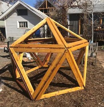 What happens when you have an engineer/artist dad (Joe Norman), a bright young girl and a 3D printer to make prototypes during a stay-in-place order? Construct a icosahedron fort! What an awesome homeschool project!!  We've got our eyes on Abby, she's going places already.   ​From Joe: 