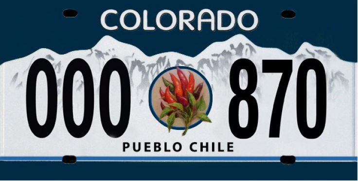 Teresa Vito painter of the Pueblo Chile Colorado License Plate Pueblo painter Teresa Vito oil paintings available at Columbine Gallery Colorado's Largest Fine Art Source