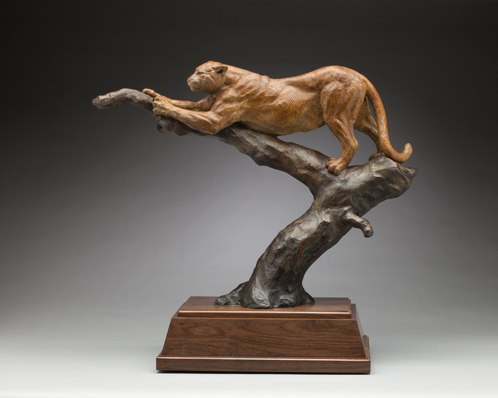 Tree Top Stretch is available as a monument or maquette through Columbine Gallery click here to order online