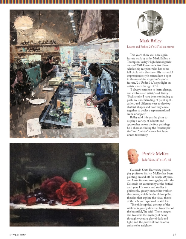 Columbine's Alyson Kinkade, and Mark Bailey were featured in the Show's coverage in Style Magazine. Click the image to view pages 16-18 from the April issue online.