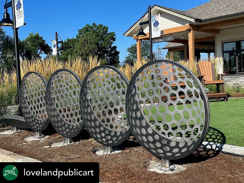 Congratulations to NSG Charter Member @markleichliter on his recent installation with the City of Loveland Art in Public Places “Ace” looks amazing and we’re looking forward to seeing it in person.
Posted @withregram • @lovelandpublicart Ace! by Mark Leichliter is being installed this week at the Olde Course at Loveland! #lovelandpublicart
​
#MarkLeichliter #JustInstalled #PublicArtSculpture #StainlessSteelArt #GolfArt #OldeCourseAtLoveland