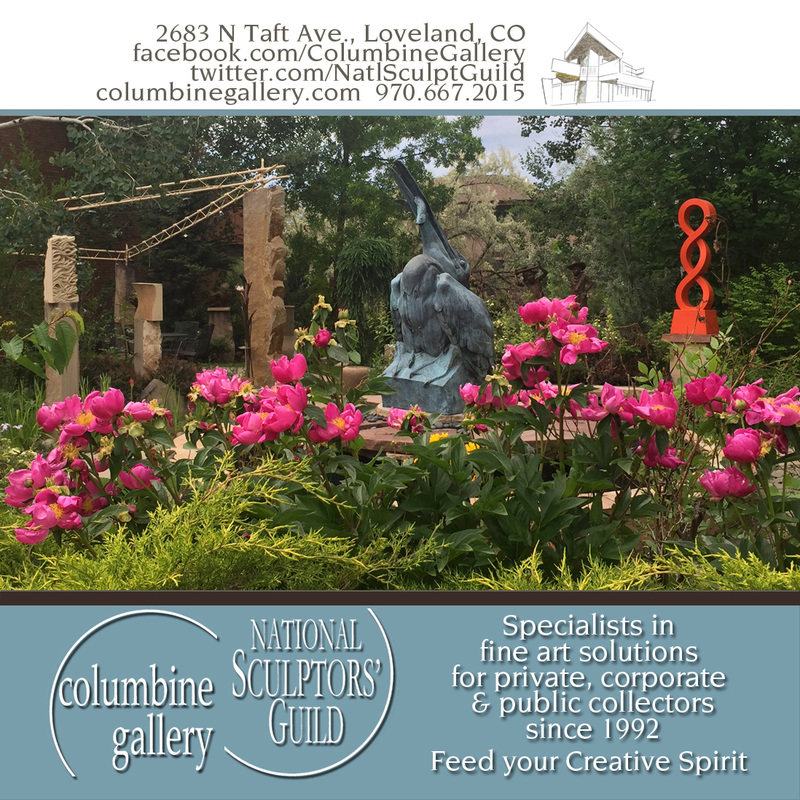 Spring Art Events, Recent Public Art Placements, New Arrivals Spring Newsletter Columbine Gallery and the National Sculptors' Guild