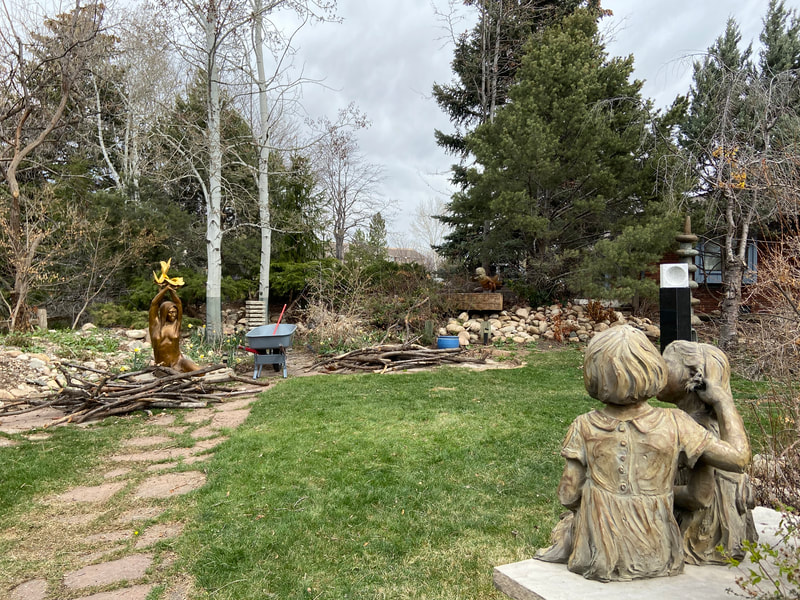 Between Spring Snows we're getting the National Sculptors' Guild Sculpture Garden cleaned up. We hope to get to share the space with you again soon. Until then, shop online and enjoy this virtual tour, stay safer in place and we'll keep you posted on when we will be physically open again. #NationalSculptorsGuild #ColumbineGallery #SculptureGarden #JKDesigns #ClosedForCovid #SpringCleaning #Gardening #Landscaping #ArtAndFlowers #ArtandSnow #ColoradoLiving #SpringSnow