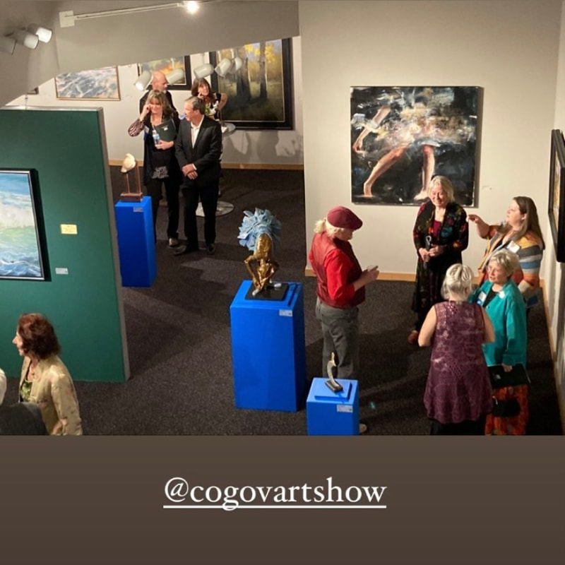 We are so pleased to share the coverage on the philanthropic efforts of the Colorado Governor's Art Show in Loveland's Reporter-Herald. This has been a passion project for Columbine's John Kinkade since 2016; and the increased funds and awareness raised for the TEF Resiliency Fund has been a personal highlight. Tuesday, August 2, 2022 HOMELESS HELP Governor's Art Show nets big donation for unhoused youths TEF's Resiliency Fund gets boost By Will Costello wcostello@prairiemountainmedia.com ​ Proceeds from the Governor's Art Show funded a $28,230 donation to the Thompson Education Foundation's Resiliency Fund for Unhoused Youth, a program that provides help to the students in the Thompson School District that are unhoused.  The Resiliency Fund, which has existed for around a decade, provides help to unhoused students, many of whom are underage and without parents or a legal guardian, in the form of gift cards to pay for groceries and gas, or paying for car repairs or new tires so that students can actually get to school.  "There are a whole variety of supports that other agencies can't provide," said Kim Akeley-Charron, executive director of TEF. This, she explained, is because many of the students the fund helps are both unaccompanied and under 18. The typical services that help minors in financial trouble are administered through parents or guardians, so children without them sometimes fall through the cracks.  An upcoming program operated by the Resiliency Fund will install "resource closets" in all the high schools across the district that will contain necessities like toothpaste and other hygiene items. It also helps graduating seniors afford caps and gowns for graduation ceremonies, and provides scholarships to some of those who are pursuing post-secondary education.  The Governor's Art Show, an annual tradition held in Loveland for decades, has funded the Resiliency Fund for Unhoused Youth for the last six years, said John Kinkade, board member for the Governor's Art Show and one of the main planners of the event. Prior to that, proceeds went to the Loveland and Thompson Valley Rotary Clubs, which jointly put on the event, and would then be spent on philanthropic causes of those organizations choosing.  Then Kinkade, who also serves on the Thompson Valley Rotary Committee that selects art scholarship recipients, encountered a young scholarship applicant who presented a portfolio that struck him. "It was really dark, really severe," he remembered. A fellow committee member asked about the nature of the student's work, and she described a series of harrowing life experiences that culminated in becoming unhoused.  Kinkade, moved, reached out to his friend, Akeley-Charron, to inquire further. "That just kind of blew me away," he said. Akeley-Charron told him that in addition to the young student Kinkade had encountered, there were hundreds more across the district who had similar experiences. He then insisted that in addition to funding the two Rotary Clubs' philanthropic efforts, one-third of the proceeds from the Governor's Art Show be earmarked for the Resiliency Fund.  The show has been donating to the fund ever since, totaling over $100,000 since 2016, Akeley-Charron said when the donation was announced.   Kinkade, who volunteered the equivalent of six 40-hour workweeks preparing for this year's show, said the program is the primary reason he's still involved with the show. Both Kinkade and Akeley-Charron said that it was rewarding work, and that the recipients, many of whom face challenges unthinkable even to adults, are deserving. "We called it the Resiliency Fund, and that's exactly what these kids show," Akeley-Charron said. "Resiliency, every day."  All contents Copyright © 2022 Daily Reporter-Herald. All rights reserved.  Below are some photos from past year's Governor's Art Show galas and events from our archives.