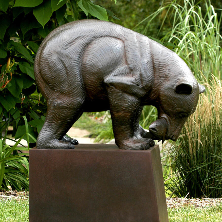 Fine Art Wildlife Sculpture by DARRELL DAVIS available through the National Sculptors' Guild Specialists in Public Art since 1992