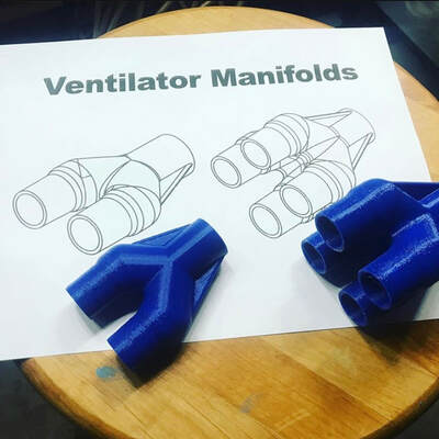 We already knew how amazing our artist Joe Norman is, but now the world is getting a bigger glimpse of his generous spirit. He has been creating 3D printed ppe and ventilator parts to maximize the use of a ventilator for multiple patients at hospitals with limited equipment and resources.  
